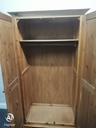 2 Door Solid Pine Wardrobe