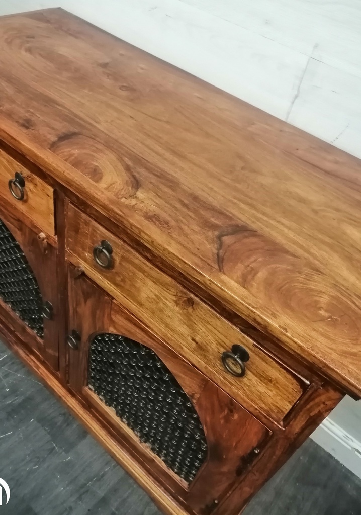 QUALITY SOLID SHEESHAM WOOD SIDEBOARD