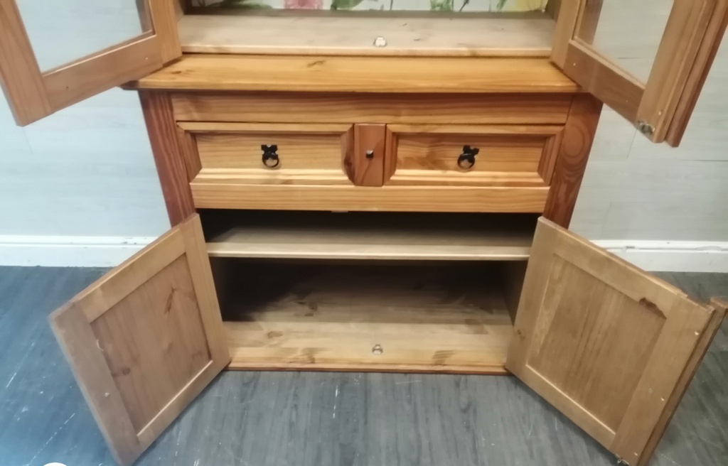 Mexican Pine Glazed Top Dresser