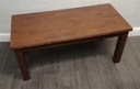 DARK WOOD COFFEE TABLE