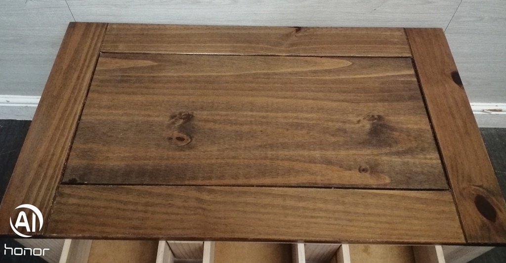 WHITE WASH FOUR DRAWER COFFEE TABLE