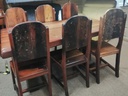 Quality Solid Wood Dining Table &amp; 6 Chairs
