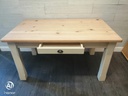 QUALITY 5FT PINE TABLE WITH DRAWER
