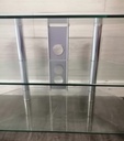 Glass tv stand
