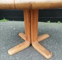 STYLISH DANISH PINE EXTENDING TABLE &amp; SIX CHAIRS