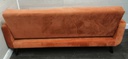 LOVELY MODERN BURNT ORANGE SOFA