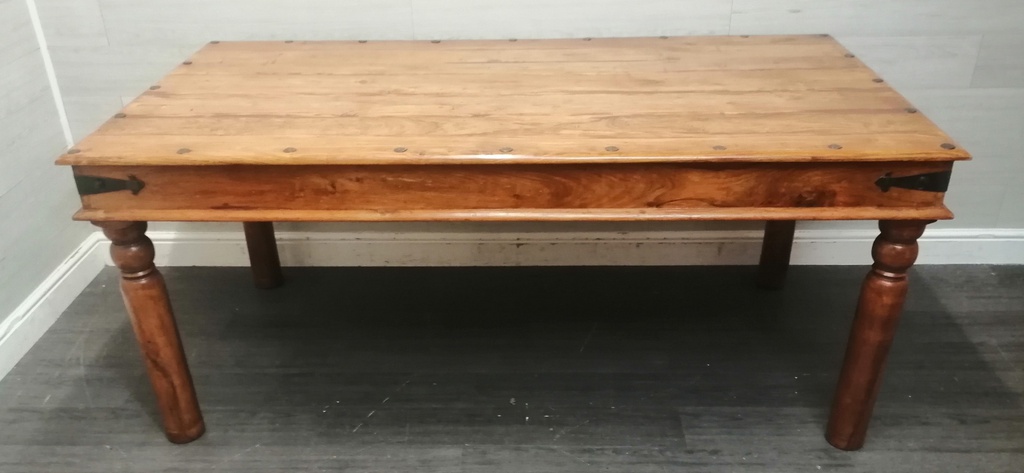 SHEESHAM DINING TABLE &amp; SIX CHAIR SET