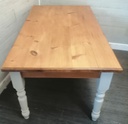 6FT SOILD PINE SHABBY CHIC DINING TABLE