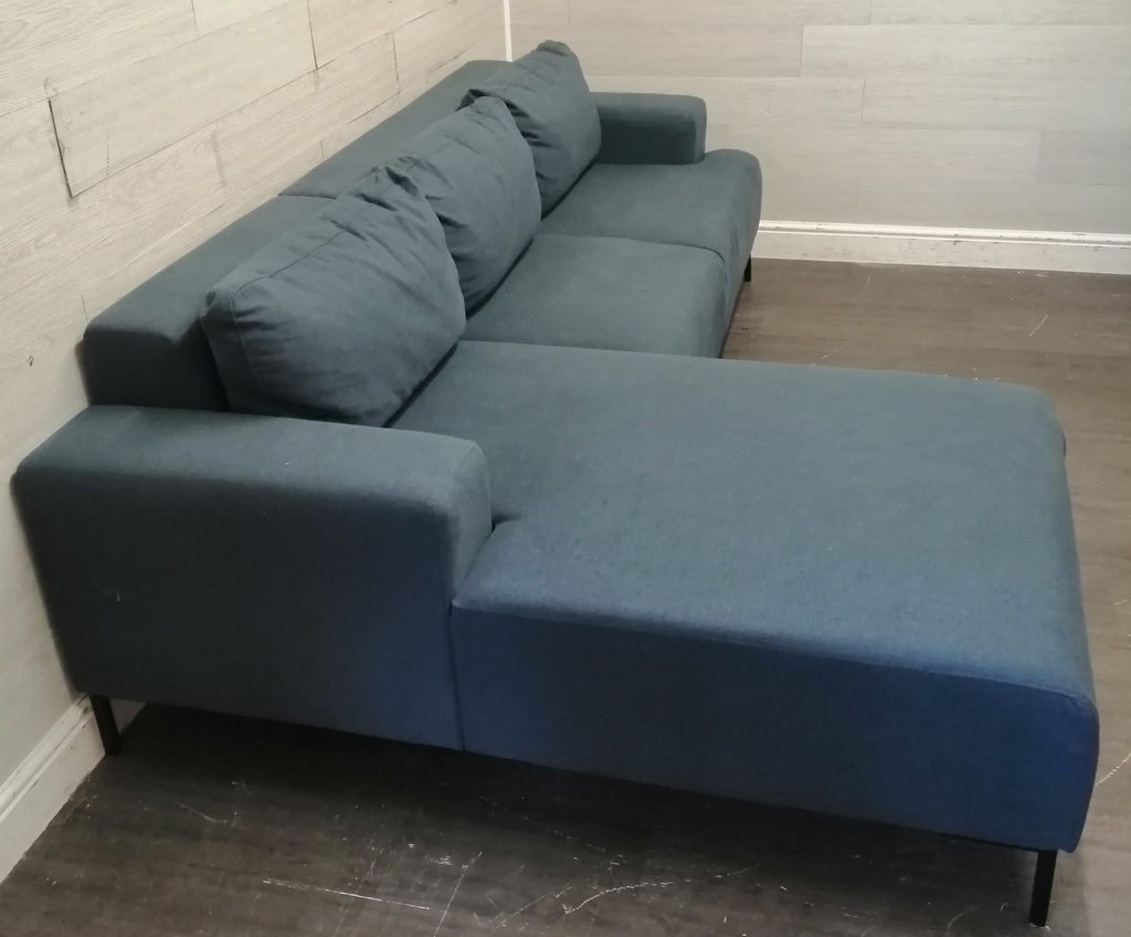 BLUE L SHAPE SOFA FROM MADE.COM