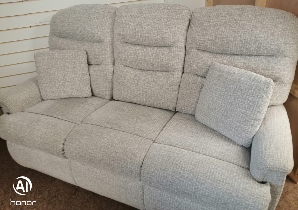 Lovely high back  grey toned sofa
