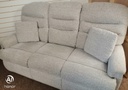 Lovely high back  grey toned sofa