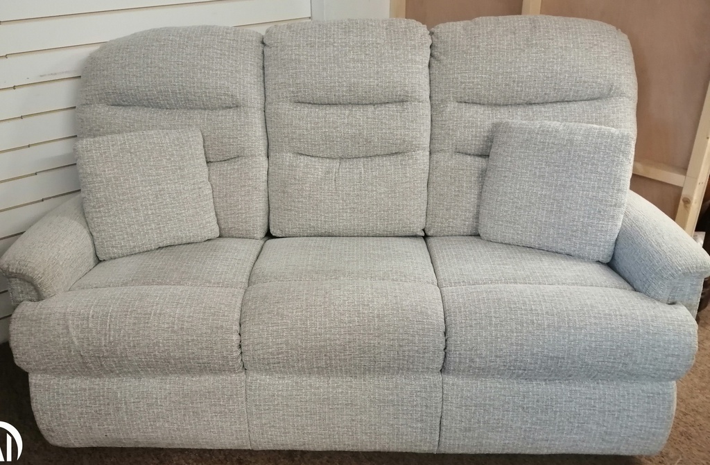 Lovely high back  grey toned sofa
