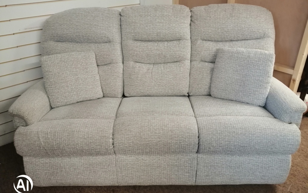 Lovely high back  grey toned sofa