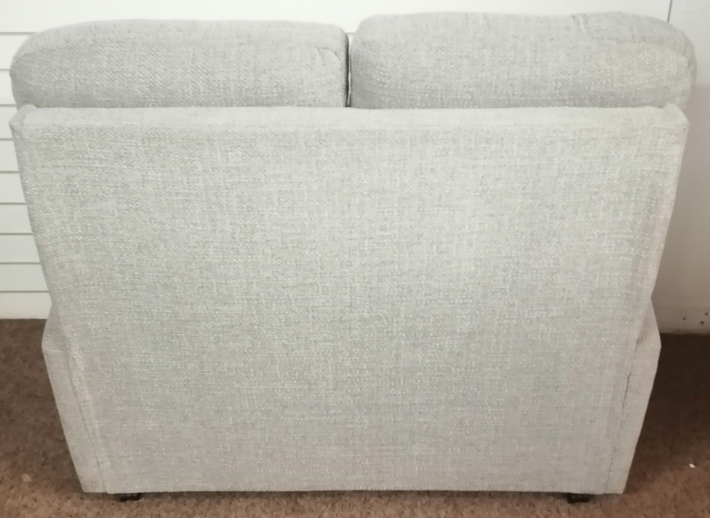 NEAT HIGH BACK TWO SEATER GREY TONED  SOFA