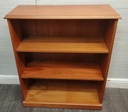 MEDIUM HEIGHT TEAK STYLE BOOKCASE