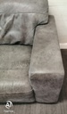 DFS Julius 4 Seater Grey Leather Sofa
