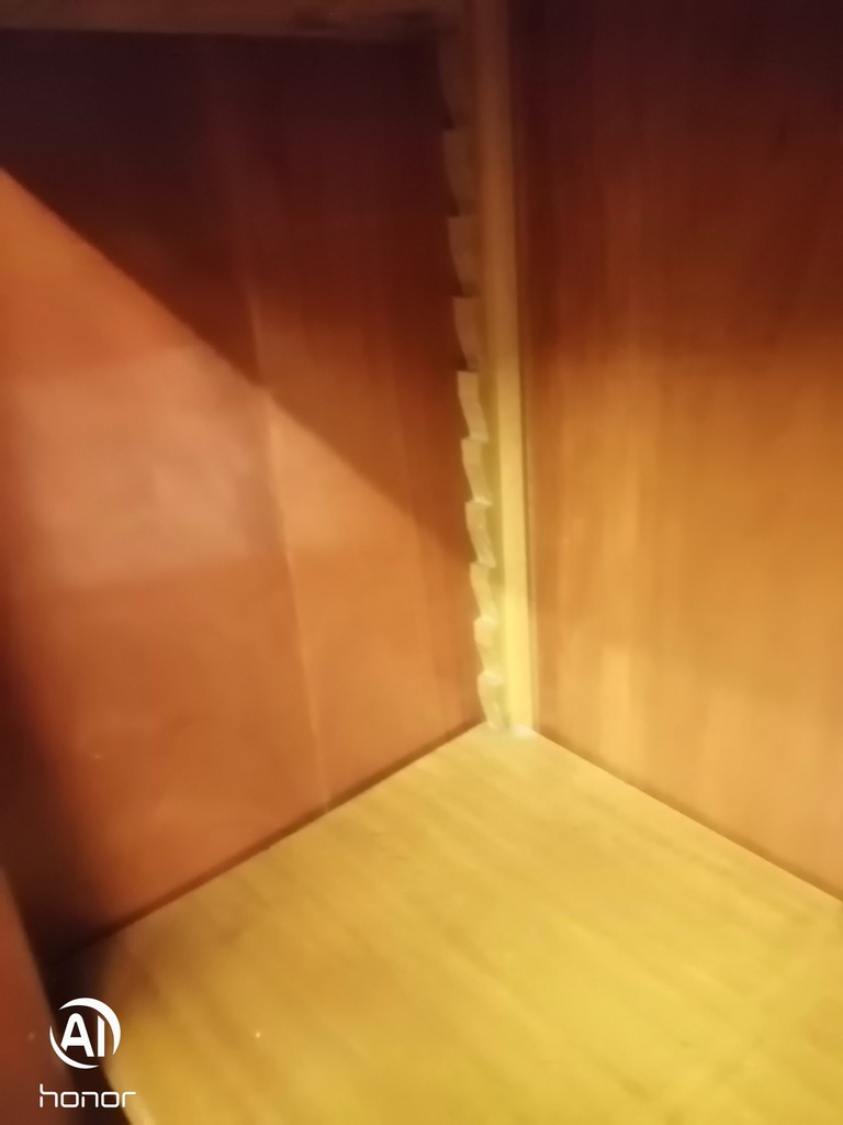 LOVELY PAINTED GLASS DISPLAY BOOKCASE / CABNIT