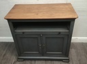 LOVELY GREY PAINTED TV STANDS
