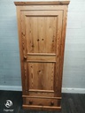 SINGLE DOOR SOLID PINE WARDROBE WITH DRAWER