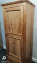 SINGLE DOOR SOLID PINE WARDROBE WITH DRAWER