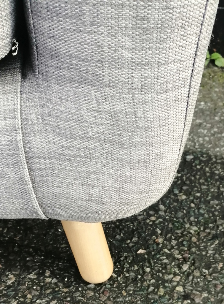 NEAT TWO SEATER GREY SOFA