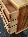 Pine 8 drawer merchant style chest