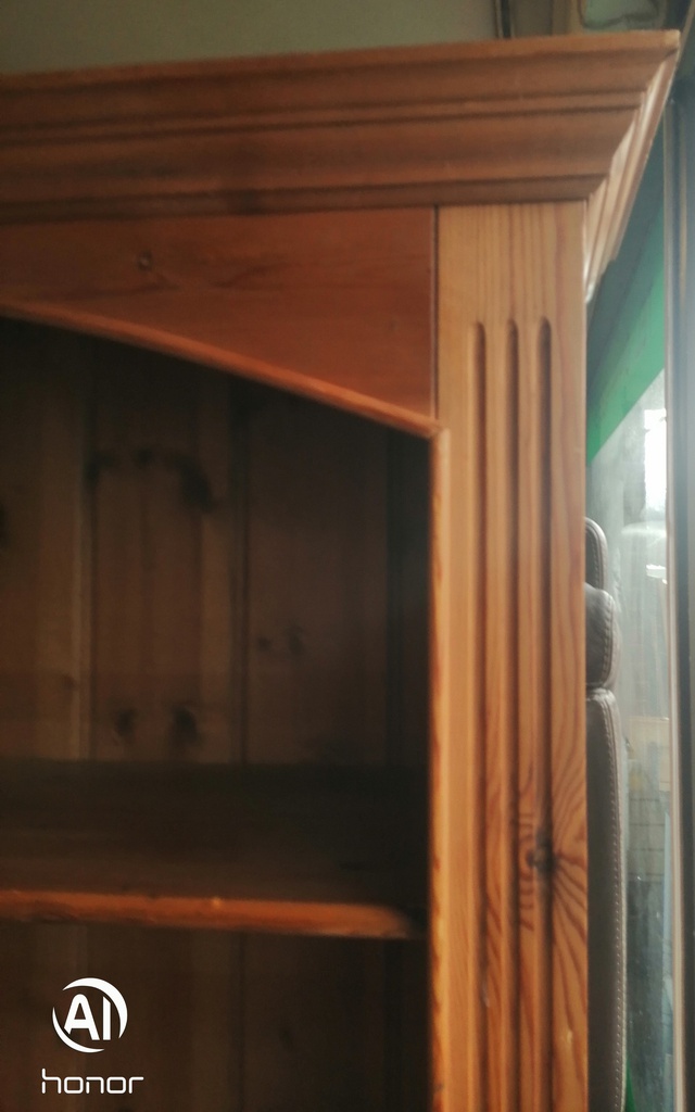 LARGE SOLID PINE BOOKCASE