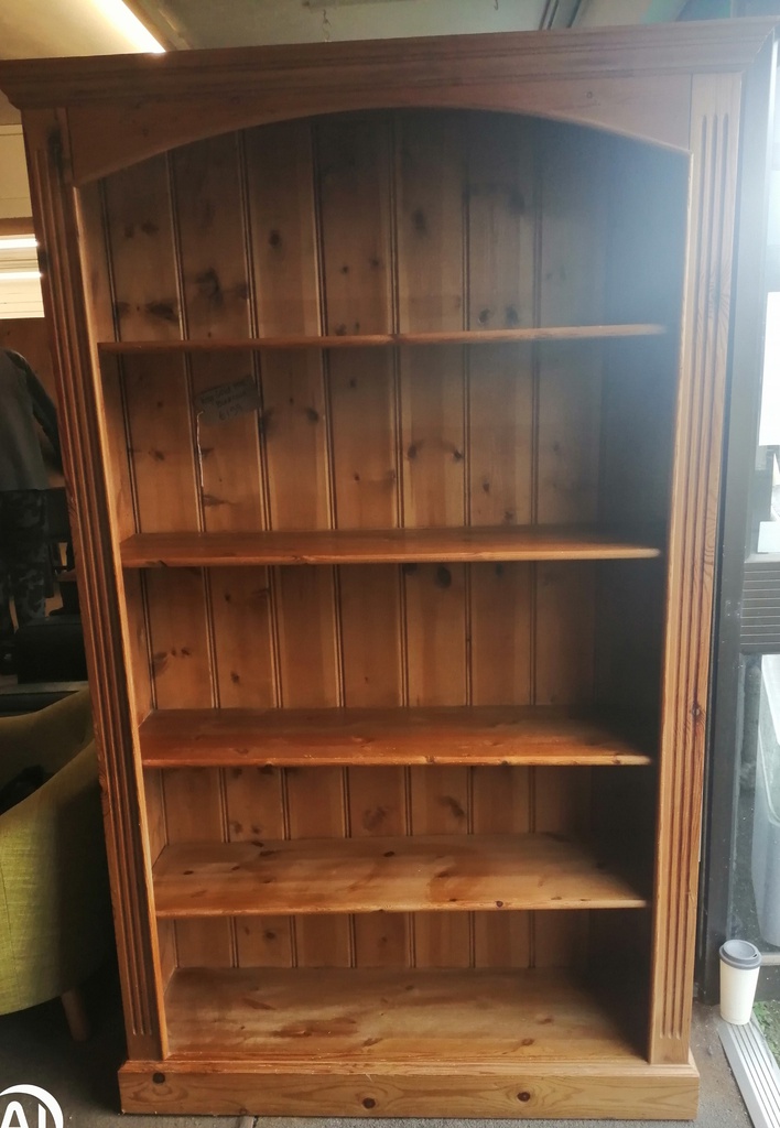LARGE SOLID PINE BOOKCASE