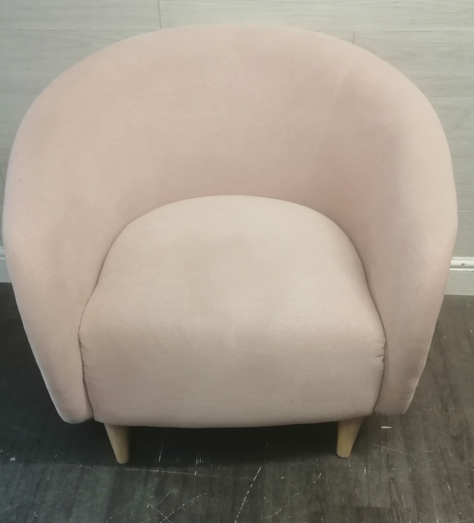 Lovely Pink Style Tub Chair