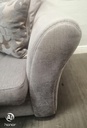 THREE SEATER GREY SOFA FROM FURNITURE VILLAGE