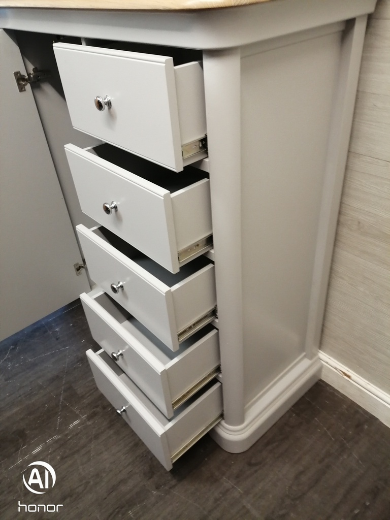 Quality Shaker  Style Grey Combi Wardrobe