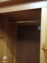 Pine Top Box Double Wardrobe
