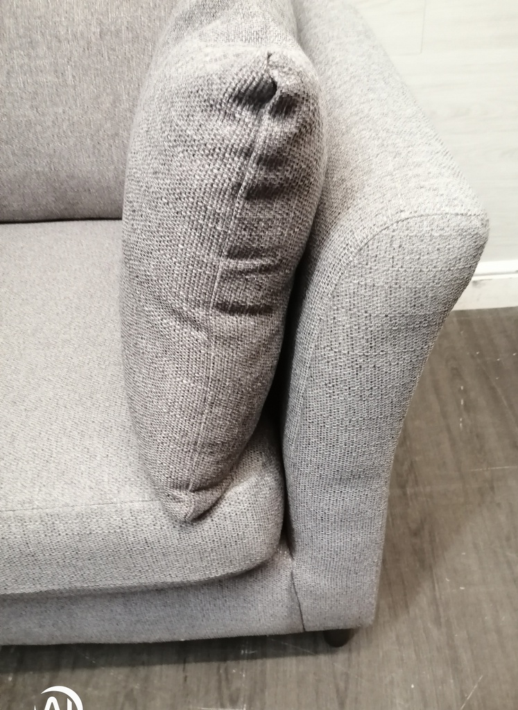 Modern grey sofa and armchair set