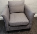 Modern grey sofa and armchair set