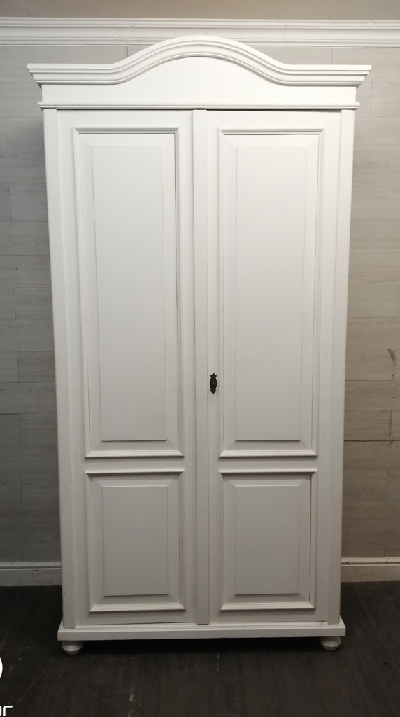 Lovely Old Pine Double Knock Down Wardrobe