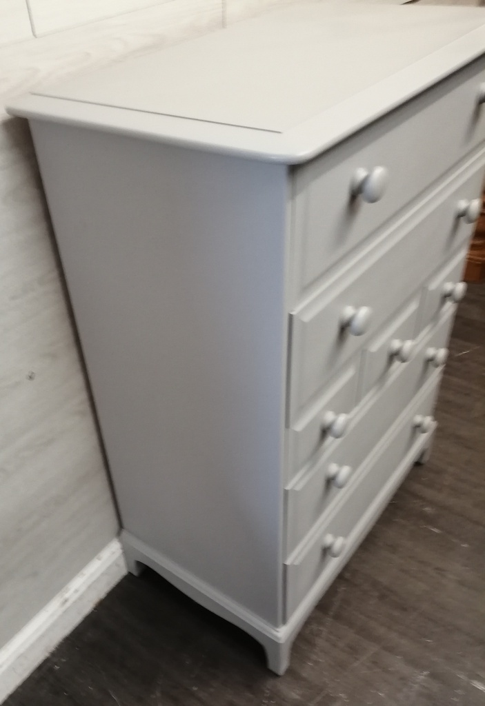 GREY STAG SEVEN DRAWER CHEST