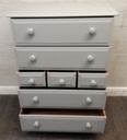 GREY STAG SEVEN DRAWER CHEST
