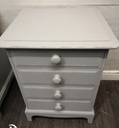 STAG  Four Drawer Grey Bedside Chest Pair