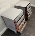 STAG  Four Drawer Grey Bedside Chest Pair
