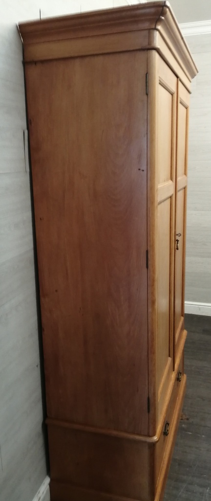 lovely old antique pine wardrobe