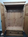 lovely old antique pine wardrobe