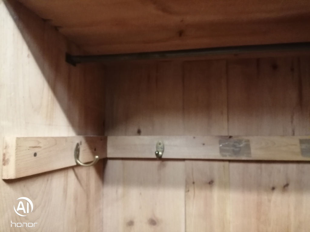 lovely old antique pine wardrobe