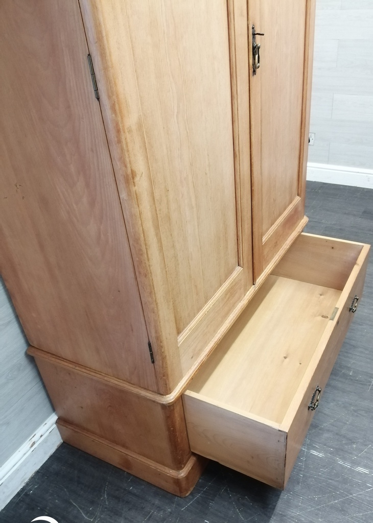 lovely old antique pine wardrobe