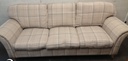 Lovely Laura Ashley Three Seater Check Sofa