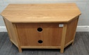 Quality Oak  Corner TV Unit From John Lewis