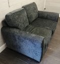 Neat Two Seater Grey Toned Sofa