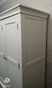 QUALITY LARGE TRIPLE  WHITE  WARDROBE