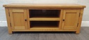 QUALITY OAK TV BENCH/STAND