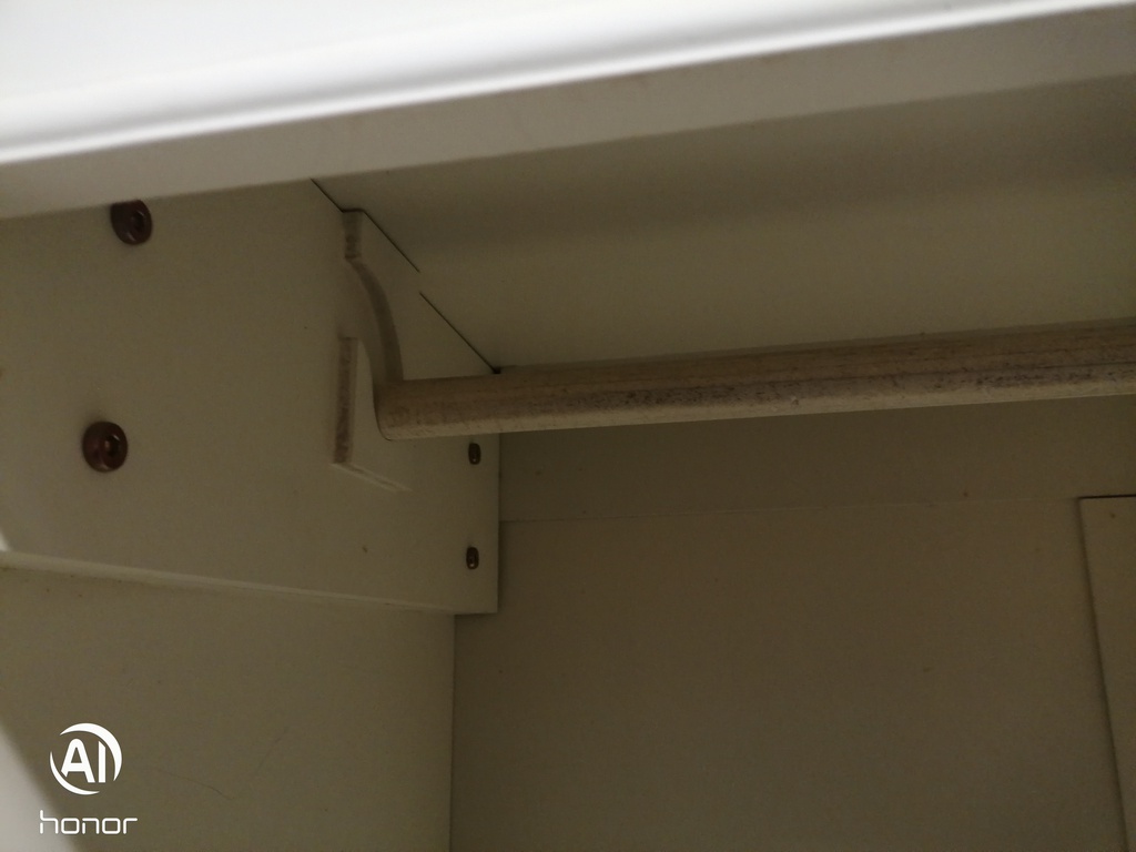 WHITE FRENCH STYLE NEAT DOUBLE WARDROBE