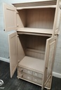 LOVELY NEAT PAINTED TOP BOX COMBI WARDROBE